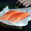 Salmon Portion (Skin-on)&emsp;<br />Frozen (500g × 2 packets)