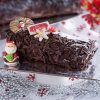 <strong style="color:#cc0000;">Chocolate Praline Log Cake</strong>