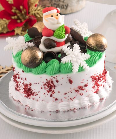 <strong style="color:#cc0000;">Christmas Red Velvet Cake </strong>