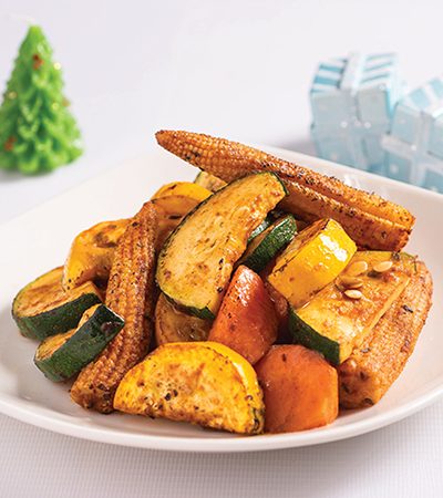 Herb Butter Roasted Veggies
