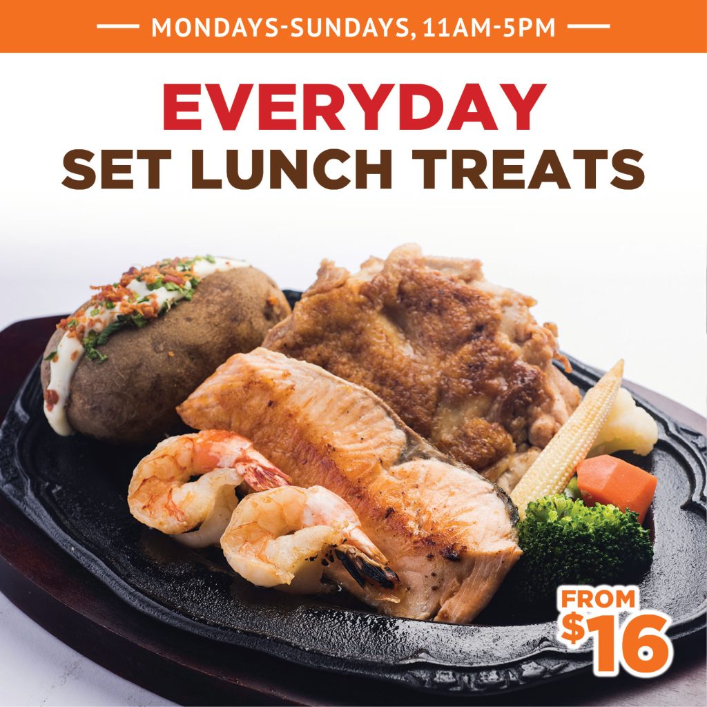 Everyday Set Lunch Treats from $16