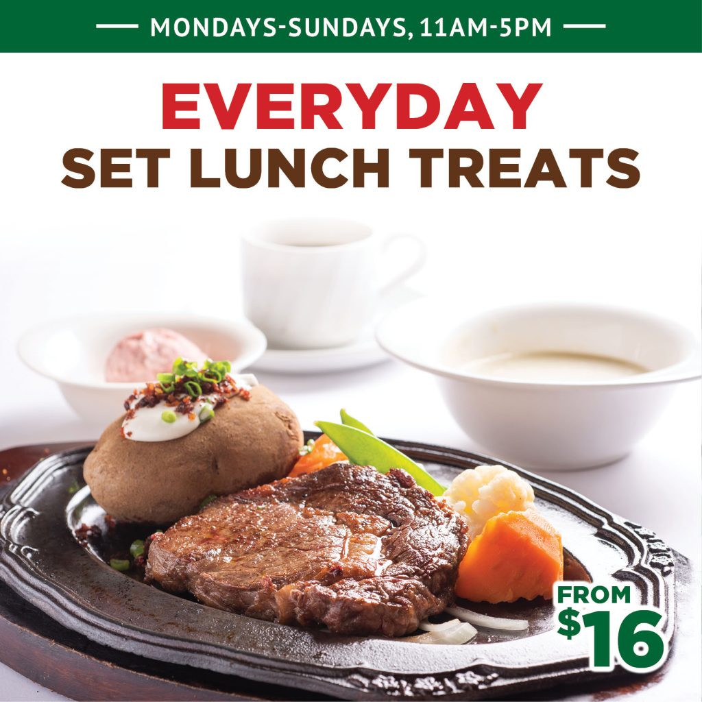 Everyday Set Lunch Treats from $16