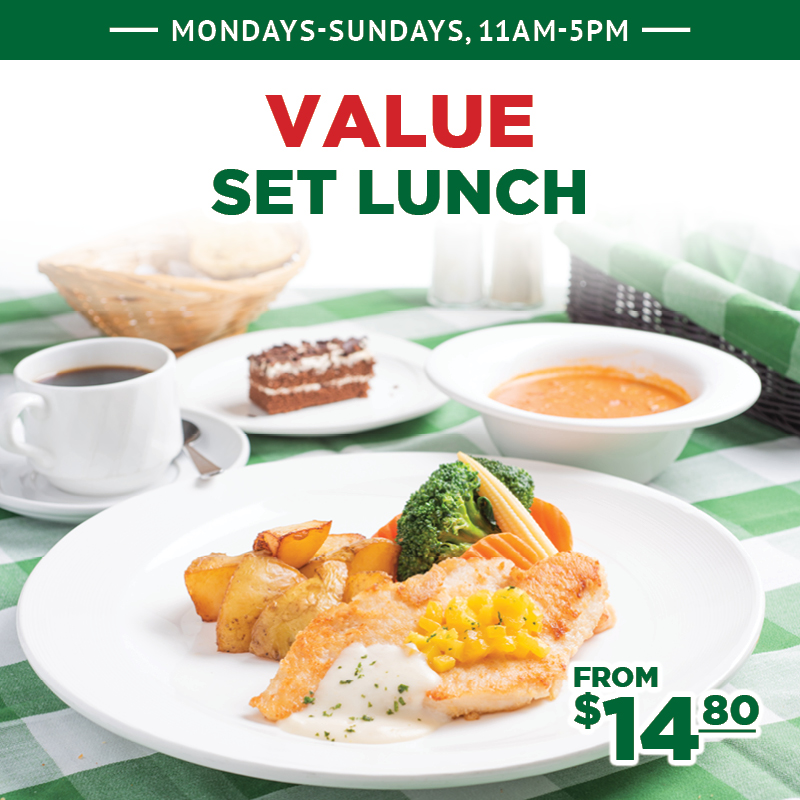 Value Set Lunch from $14.80